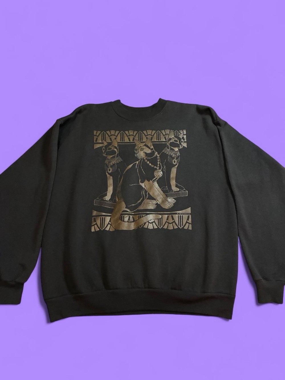 Vintage1989 Egyptian Cat Crewneck